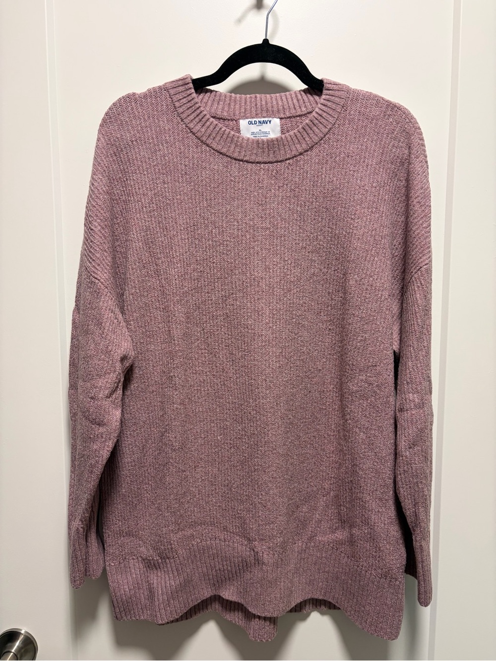 Old Navy Dusty Rose Crew Neck Sweater